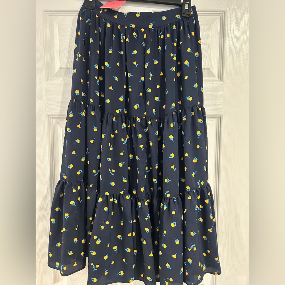 KATE SPADE Dainty Bloom Tiered Skirt